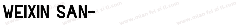 weixin san字体转换